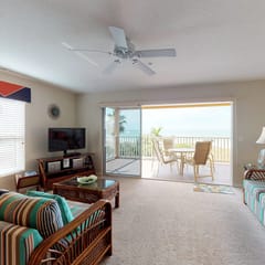 Corner waterfront condo with pool Gulf views and easy beach access