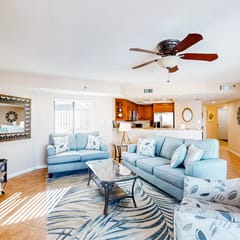 4th floor beachfront beauty with pool and peekaboo Gulf Views walk to waves