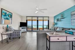 Vibrant ocean view condo with hot tub tennis court pool WD balcony and grill