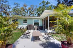 Inviting ranch home near the beach Florida room alfresco dining