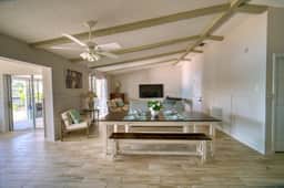Gulf coast getaway with dock dolphins sunset views family friendly and WD