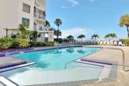 4th floor beachfront corner condo with private balcony views BBQ AC