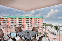 4th floor beachfront corner condo with private balcony views BBQ AC