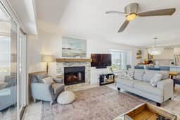 5th floor beachfront condo w private balcony WD on site outdoor pool and AC