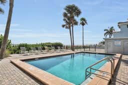 5th floor beachfront condo w private balcony WD on site outdoor pool and AC
