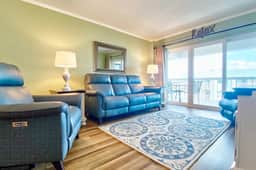 Water view getaway with heated pool hot tub central AC and WD snowbird friendly