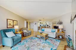 Seaside bliss with scenic Gulf view balcony and beachfront heated pool and spa