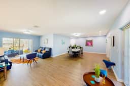 Dog friendly house with water view dock and beach access snowbirds welcome