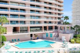 Luxe penthouse with balcony sweeping views heated pool spa hot tub and gym