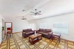 Conveniently located home with private pool patio foosball and private WD