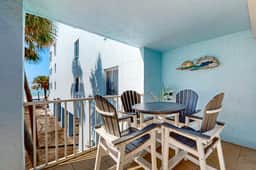 Corner beach condo with Gulf views beachside Pool and Hot tub