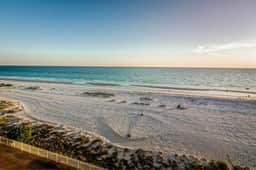 Spacious beachfront condo with lovely Gulf views balcony heated pool and AC