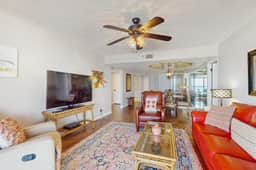 Beachfront condo with great views balcony heated pool sauna and hot tub