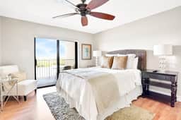 Elegant condo with water view near beach pool and hot tub fast WiFi and AC
