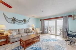 Upscale beachfront condo with dual balconies Gulf view pool hot tub and bocce