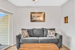 Charming Gulf front condo w/ balcony full kitchen central AC and WD