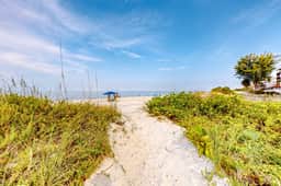 Grand Gulf front sunset view townhome with elevator direct beach access pool