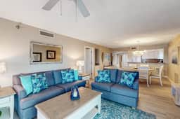 Renovated beachfront condo with heated pool amazing Gulf views and washer dryer