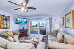 Waterfront condo with pool hot tub tennis and beach access