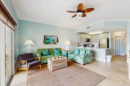 Water view condo with pool hot tub pier private balcony AC and washer dryer