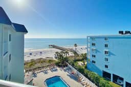 5th floor condo with pool and Gulf views private balcony outdoor pool