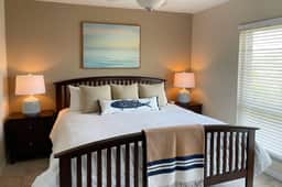 Snowbird friendly waterfront condo with WiFi hot tub heated pool and washer dryer