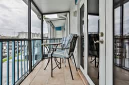 Snowbird friendly waterfront condo with WiFi hot tub heated pool and washer dryer