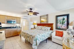 Charming dog friendly studio with WiFi shared washer dryer snowbirds OK