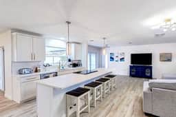 Bright and open home with private pool screened lanai enclosed yard and WD