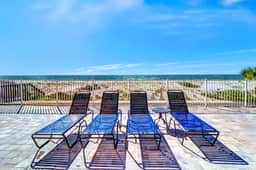 Dog friendly beachfront condo with pool hot tub tennis and AC snowbird friendly