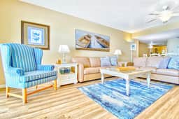 Beachfront coastal condo with private balcony WD on site pool and grills