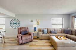 Newly renovated condo w private balcony gas grill and on site heated pool AC