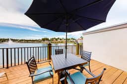 Lakefront resort condo with furnished deck heated pool pool spa and tennis
