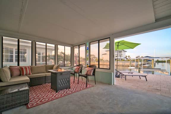 Gulf coast getaway with dock dolphins sunset views family friendly and WD