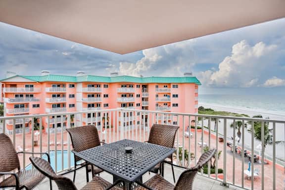 4th floor beachfront corner condo with private balcony views BBQ AC