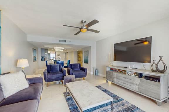 12th floor beachfront condo with balcony heated pool gym pool spa and tennis