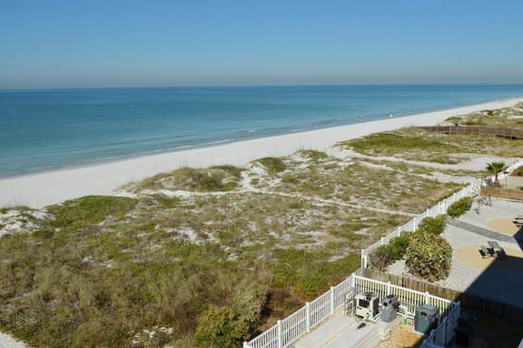 Beachfront condo with pool hot tub and Gulf views from the balcony