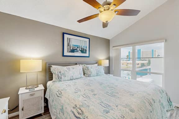 Water view condo with balcony grill heated pool hot tub and sauna walk to beach