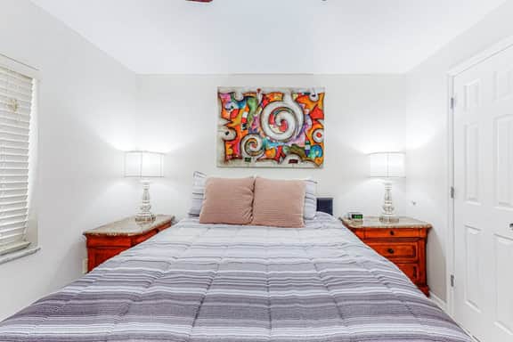 Centrally located condo with heated pool balcony washer dryer and central AC