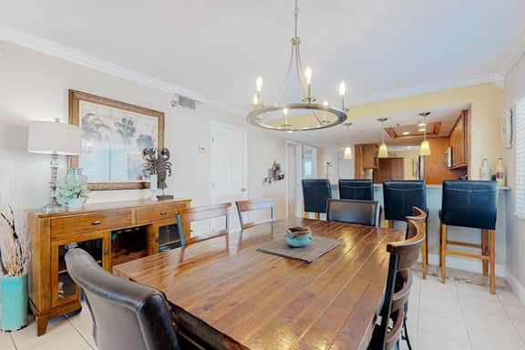 Waterfront condo with heated pool hot tub central AC and WD snowbird friendly