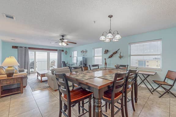 Upscale beachfront condo with dual balconies Gulf view pool hot tub and bocce