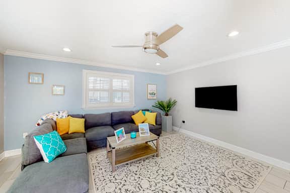 Dog friendly home near beaches with private pool enclosed backyard grill WD