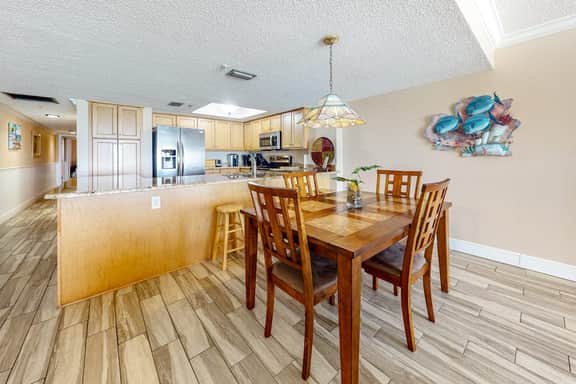Beachfront condo with heated pool hot tub balcony and grill
