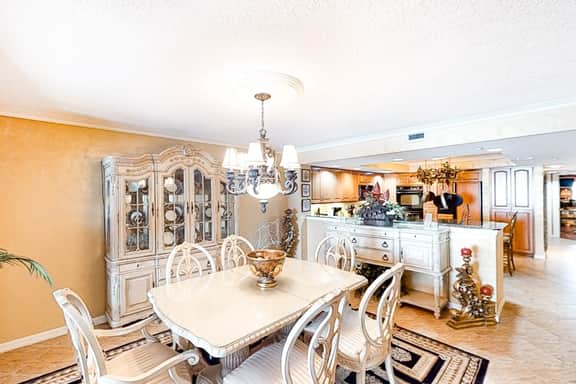 Beachfront condo w Gulf views balcony washer dryer central AC shared pools