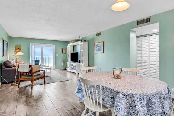 Gulf front condo near golf with beach access and heated pool snowbird friendly