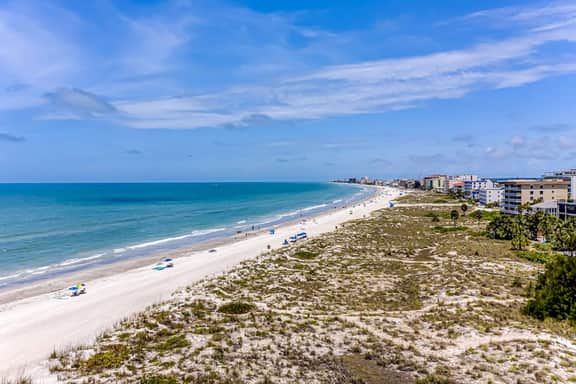 Gulf front getaway with sunset view balcony beachfront pool and easy beach access