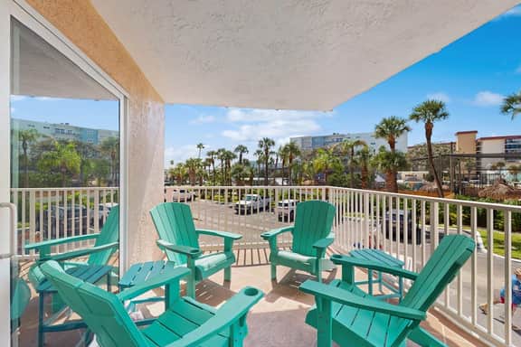 Modern cottage with peek a boo side Gulf view and beachfront heated pool and spa