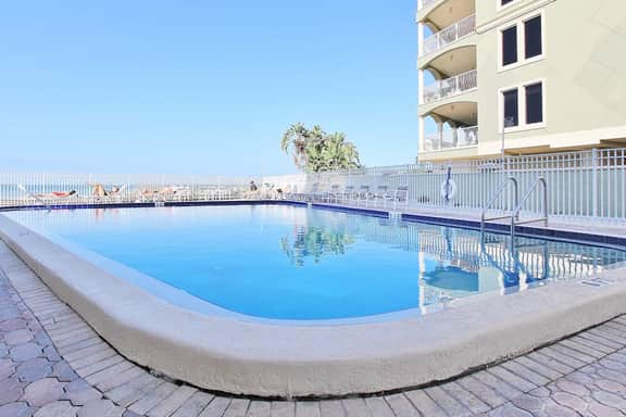 Extraordinary beachfront condo with Gulf view and heated pool