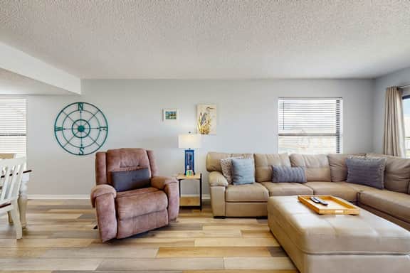 Newly renovated condo w private balcony gas grill and on site heated pool AC