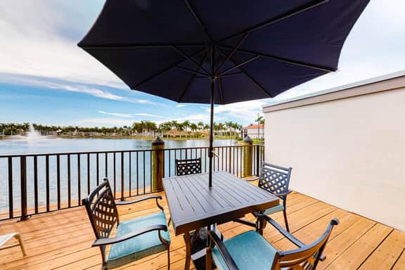Lakefront resort condo with furnished deck heated pool pool spa and tennis